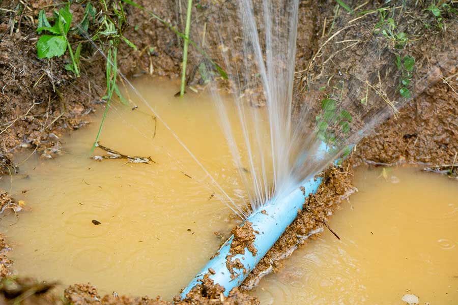 Ongoing main water line repair and replacement services
